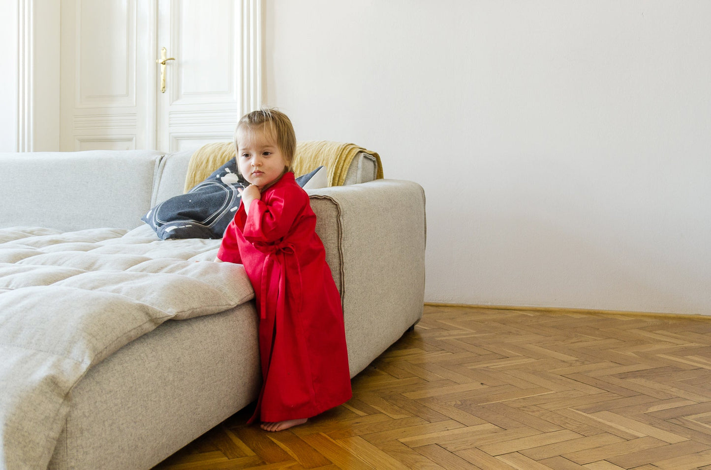 Baby vánoční červený